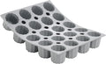 de Buyer ELASTOMOULE Mini-Cannele Silicone Mold - Creates 20 French Pastries - Easy to Use & Clean - Dishwasher Safe