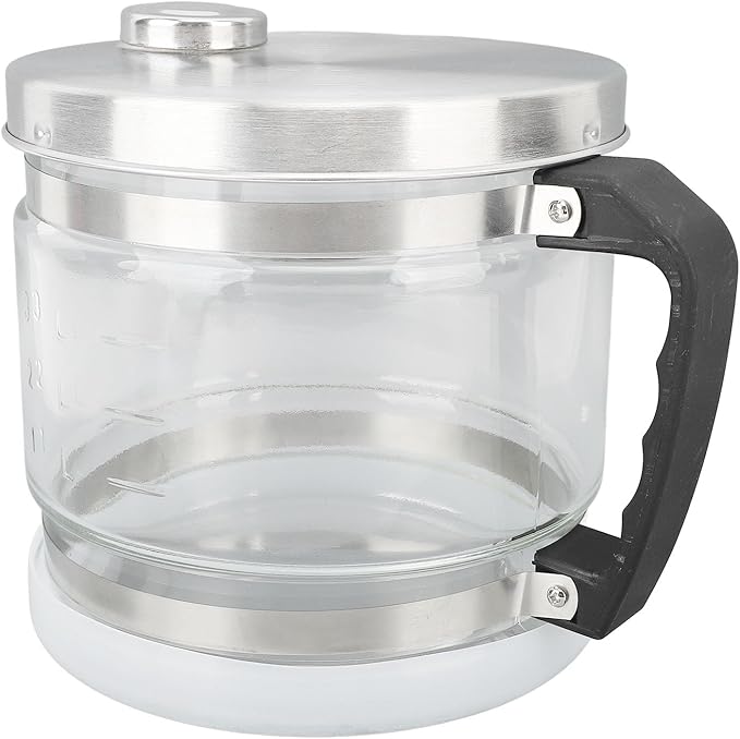 Cryfokt 4L Glass Distilled Water Container Clear Compatible with Most Countertop Stills