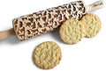 KITTY Embossing Rolling Pin Cat embossed Dogh Roller for Embossed Cookies and Potery by Algis Crafts
