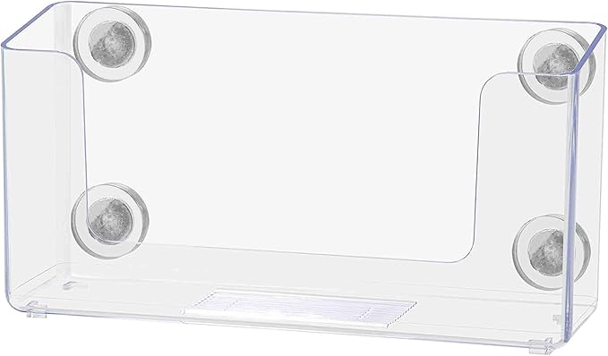 Marketing Holders Magnetic CD Holder Single Pocket for 5" Brochures and Printed Literature Metal Mount Menu Maps Pamphlet Display Horizontal Take One Organizer