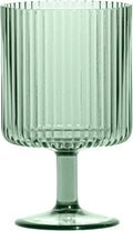 Mesa Acrylic Stacking Wine Glass - Sage Green - 15 oz - Set of 6