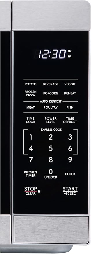 Sharp SMC1162KS 1.1 cu. ft. 1000W Stainless Steel Countertop Microwave Oven