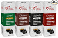 ITALIAN COFFEE FOR ESPRESSO LOVERS Italian Coffee capsules compatible with Verismo, CBTL, Caffitaly, K-fee systems (Sampler, 4 flavors, 40 pods tot., No decaf)