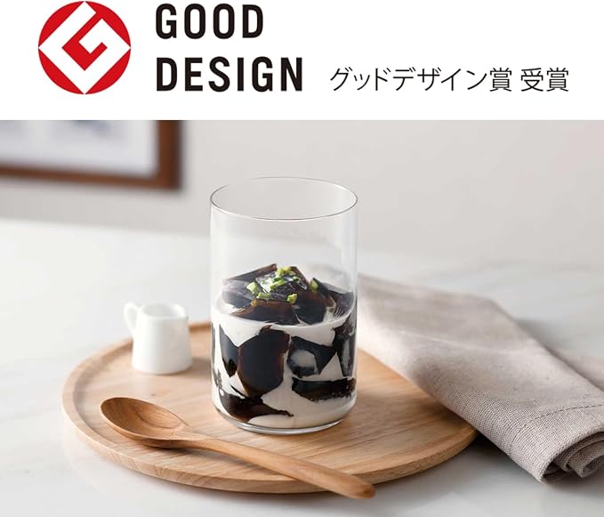 Toyo Sasaki Glass B-09128CS Whiskey Glass, Rock Glass, 12.8 fl oz (355 ml), Thin Tumbler, Shatter-Resistant, Cup, Made in Japan, Dishwasher Safe