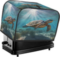 Sea Turtle Petrel Sunshine 4 Slice Toaster Cover Dust And Fingerprint Bread Maker Cover Bakeware Protector Washable Appliance Covers Kitchen Accessories For Home Kitchen Women Gift