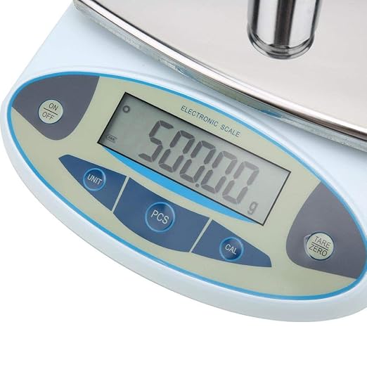 Digital Weighing Scale, 5000g 0.01g 100-240V Digital Precision Scale Lab Weighing Electronic Balance Jewelry Scales for Accurate Gram, Kitchen(US)