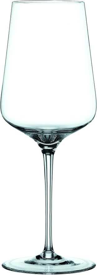 Nachtmann ViNOVA Red Wine Glass, Set of 4, Clear, 18.6-Ounces, Made of Crystal Glass, Clear, Long Stemmed Wine Glasses, Tulip Shaped Cup, Dishwasher Safe