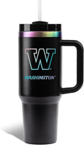 The Memory Company | Licensed NCAA 40oz Iridescent Tumbler with Handle