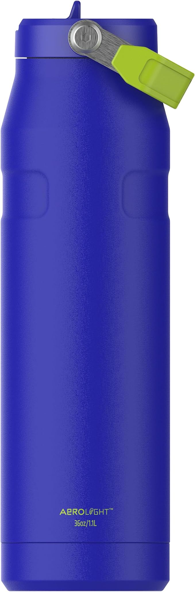 Stanley Flip Straw 2.0 Stainless Steel Water Bottle with Straw 1.06L – 15 Hours Cold – 3 Days Ice Cream – Stainless Steel – BPA Free – Leak Proof – Dishwasher Safe – Cobalt Chartreuse