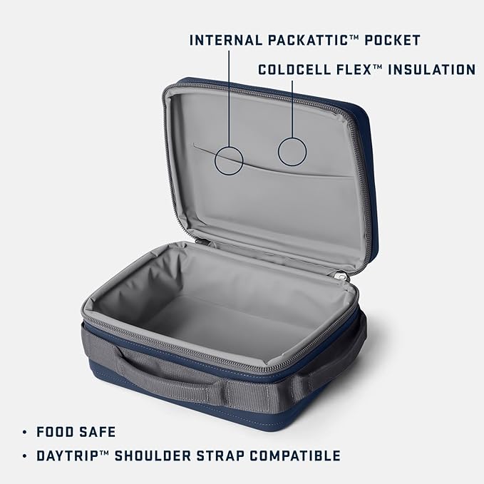 YETI Daytrip 5L Insulated Soft Cooler Lunch Box, Papaya