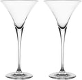 Barski Martini - Glasses - Handmade - Glass - Set of 2 - Tall Stem - Classic Clear - 9 Oz. - Made in Europe