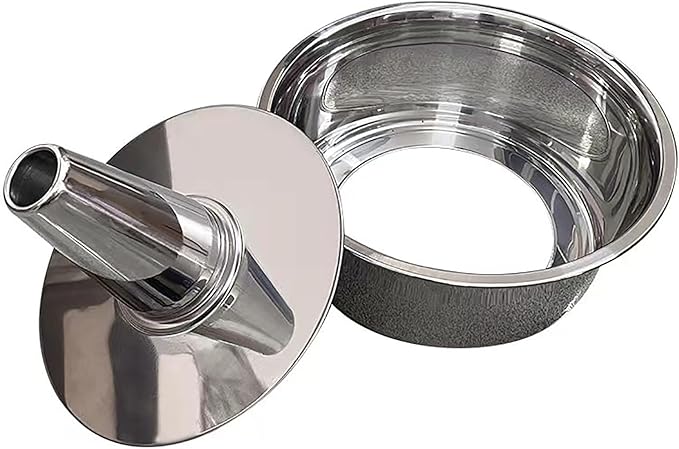 Fox Run Angel Food Cake Pan, Stainless Steel, Removable Bottom, 10" x 5" | Bake Bundt Cakes & Angel Food Cakes | Durable Stainless Steel Tube Cake Pan | Consistent Results | Essential Baking Pan