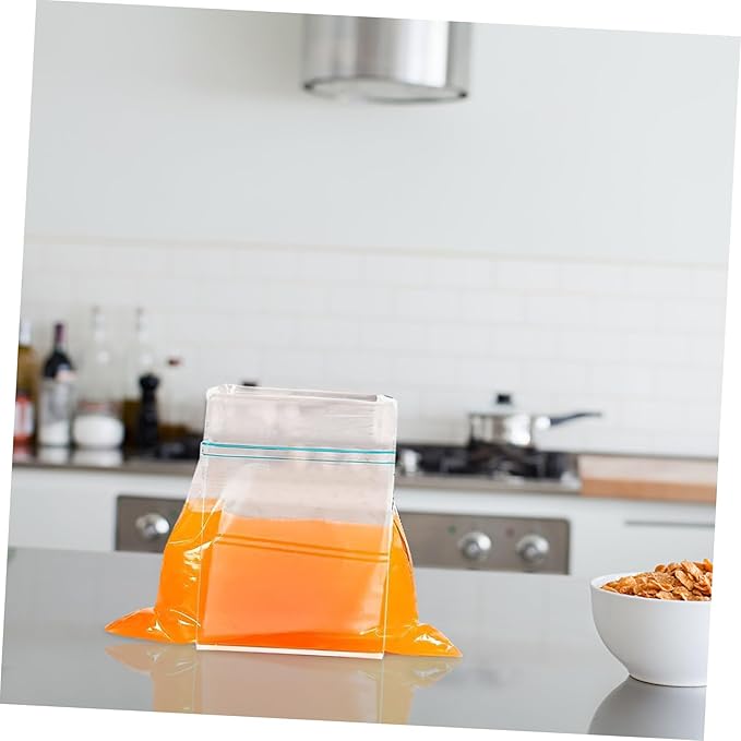Food Prep Bag Holder Stand Hands Operation for Easy Filling Pouring Stable Base for Storage Freezing for Meal Prep Organization