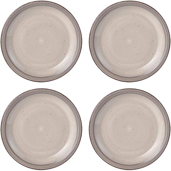 Pfaltzgraff Sadie 16-Piece Cream Dinnerware Set, Service for 4, Durable Stoneware Plates and Bowls with Classic Design, Microwave and Dishwasher Safe