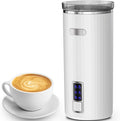 Electactic Milk Frother, 6-in-1 Electric Milk Steamer, 8.5oz/250ml Automatic Warm and Cold Foam Maker and Milk Warmer for Latte, Cappuccinos, Macchiato, From the Makers of Instant 400W, White
