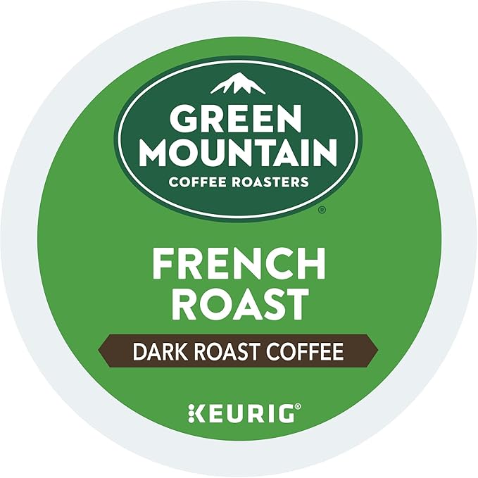 Green Mountain Coffee Roasters French Roast Keurig K-Cup Pods, Dark Roast Coffee, 60 Count (6 Packs of 10)
