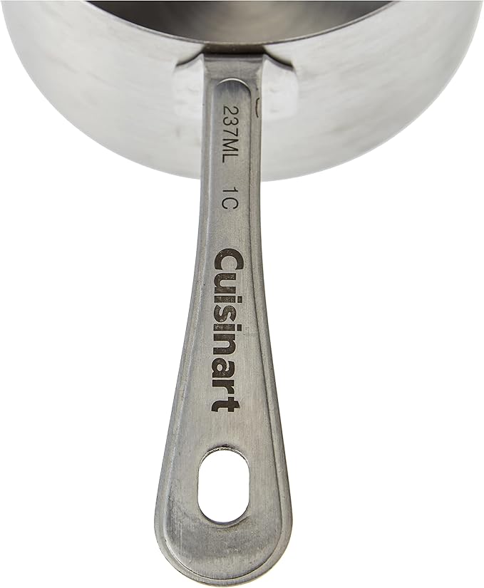 Cuisinart Stainless Steel Measuring Cups Set of 4 and 3 Count Strainers Set