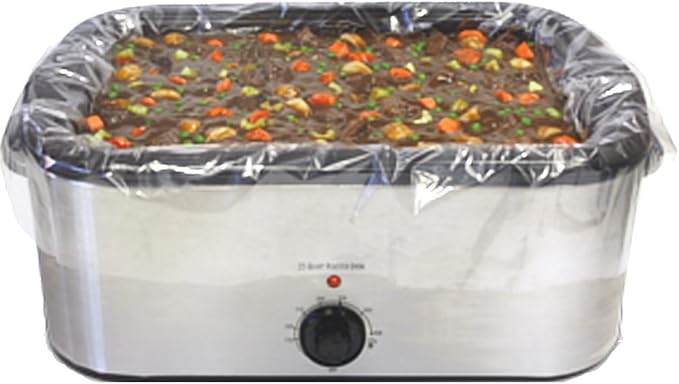 PanSaver Electric Roaster Liners. Fits 16, 18, 22 Quart Roasters 10 Pack of Liners(5 boxes of 2 bags each), Rectangular