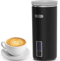 Electactic Milk Frother, 6-in-1 Electric Milk Steamer, 8.5oz/250ml Automatic Warm and Cold Foam Maker and Milk Warmer for Latte, Cappuccinos, Macchiato, From the Makers of Instant 400W, Black