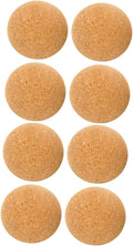 Mikinona 8pcs Wine Cork Stoppers Replaceable Corks for Bottles and Easy to Use Wine Accessories for Parties and Gatherings Natural Design