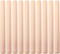 LABRIMP 10pcs Rolling Pin Wooden Dough Roller French Cookies from France Wood Biscuits Dough- Smooth Roller Wood Dough Roller Baking Tool Clay Tools Pie Crust Cake Dumpling