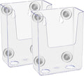 Marketing Holders 2 Pack Magnetic Vertical Business Card Pocket Holds 3.5 Inch Wide Clear Acrylic Sticker Index Cards or Brochure Holders Retail Shops Insurance Office or Realtor