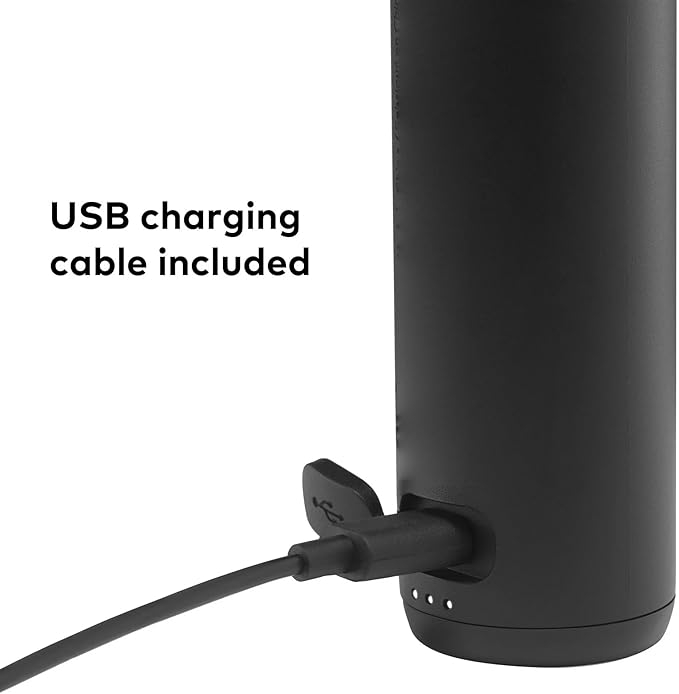 Electric Milk Frother for Hot and Cold Drinks, USB Rechargeable, Removable Dishwasher-Safe Whisk, Lightweight Handheld Wand for Lattes, Cappuccinos, and Specialty Beverages