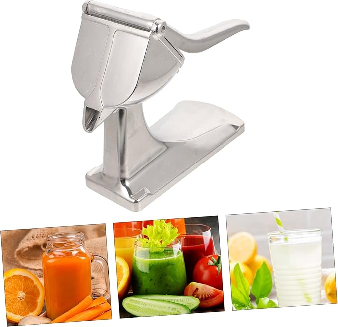 Manual Citrus Fruit Juicer Hand Press Aluminum Alloy Fruit Extractor Tool Lightweight Portable Manual Juicer for Oranges Lemons Pomegranates Easy Squeeze for Home Kitchen