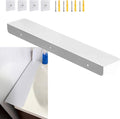Metal Kitchen Refrigerator Gap Partition Countertop Gap Extension Board, Refrigerator Side Partition, Gap Covers Between Countertop And Walls, No Drill (White, 19.68 * 3.93inch)