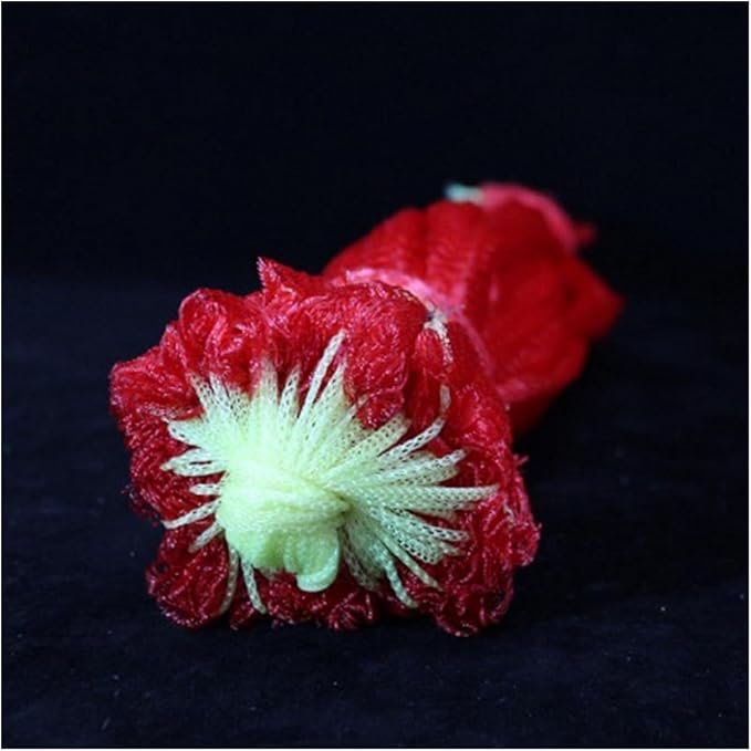 100PCS Hanging Watermelon Mesh Bag Reusable Fruit Storage Mesh Bag for Vegetables Fruit Protection Bags(60cm)