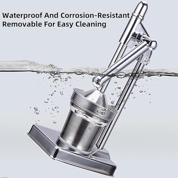 Cast Iron Juicer Hand Press, Cast Iron Manual Juicer,2025 New Stainless Manual Casts Iron Juicer, Heavy Duty Countertop Lime Citrus Crush Machine, Home, Kitchen, Bar