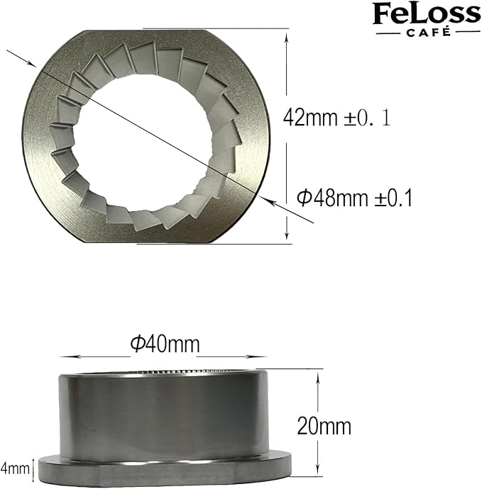 Jura Conical Grinder Burr Set Replacement, Jura Cone Millstone Burrs Grinding Suitable for Saeco/Nivona/Miele/AEG automatic espresso machines