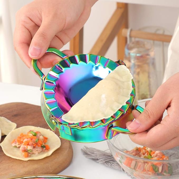 Buyer Star Rainbow rolling pin-15.8-inch Professional Rolling Pin Fondant, Dumplings, Cookies, Pizza Dough, Pasta, Pie Crust, Pastry - Metal French Rolling Pin Roller (NO.0)