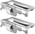 2pcs Stainless Steel Can Opener Ergonomic Handheld Tool for Effortless Lid Removal for Cans and Bottles Compact and Design for Home and Camping Use
