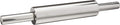 Fox Run Stainless Steel Rolling Pin With Handles, 18" x 2.6" x 2.8"