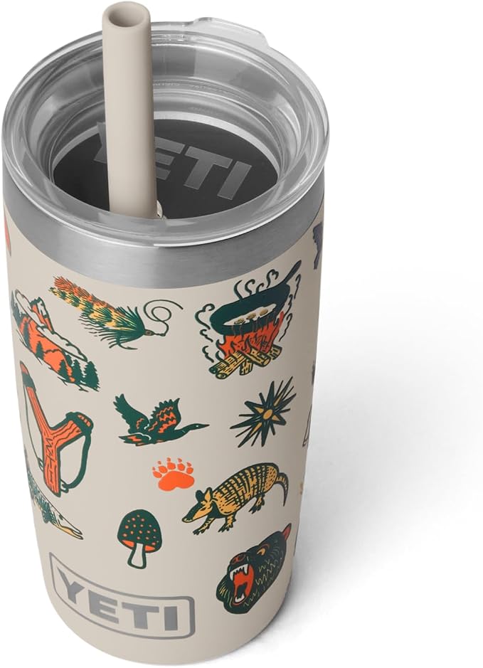 YETI Rambler Jr. 10 Oz Tumbler with Silicone Straw Lid