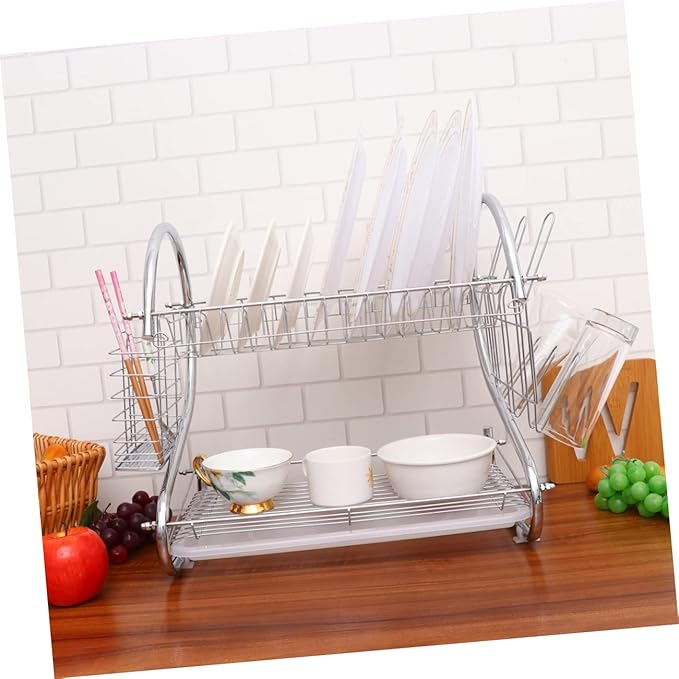 Zerodeko Dish Drying Rack Over The Sink Dish Drying Rack Organizer Storage Holder Chopsticks Cup Holder