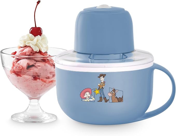 Disney | Dash Toy Story My Mug Ice Cream Maker — Electric Countertop Soft Serve Ice Cream Machine, Single Serve Half-Pint Toy Story Mug with Ingredient Chute & Recipe Guide