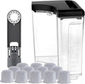 Replacement Parts 12-Cup Water Reservoir and Water Filter Holder with 12-Charcoal Water filter,Compatible with Ninja coffee Maker CE251 CE200