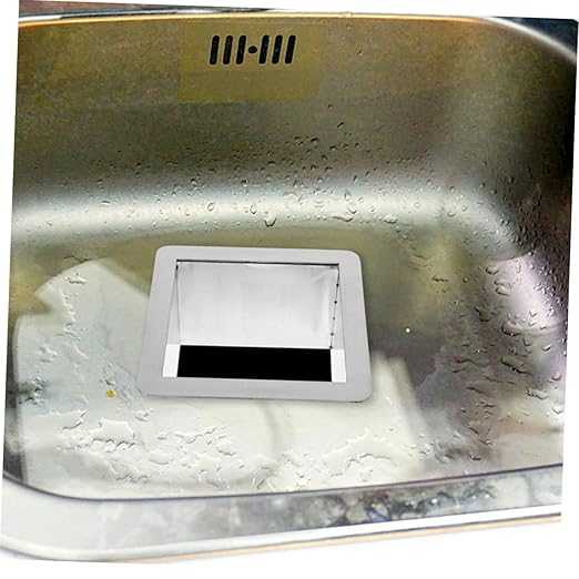 Zerodeko 180a Counter Grommet Stainless Steel Kitchen Trash Chute Grommet Smooth Surface Corrosion-Resistant Fits Kitchen Waste Bins