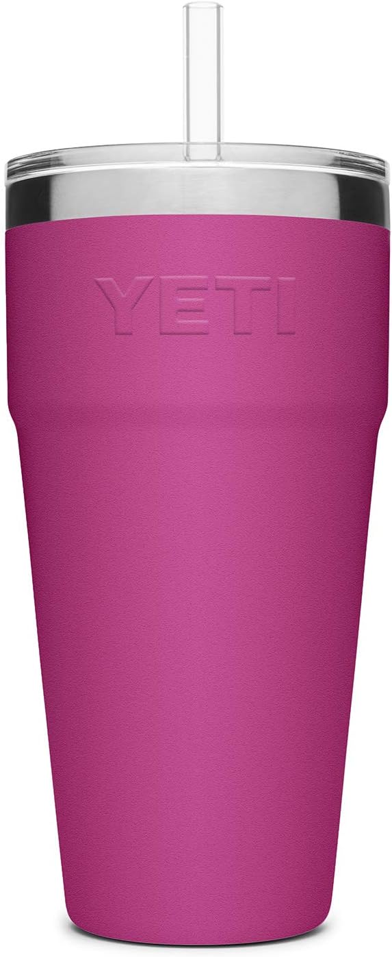 YETI Rambler 26 oz Straw Cup, Vacuum Insulated, Stainless Steel with Straw Lid | Vacuum Insulated