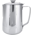 Frothing Pitcher, Steaming Pitchers, Stainless Steel Coffee Cup Mug Milk Frothing Jug with Lid for Latte Coffee Art(1000ML)