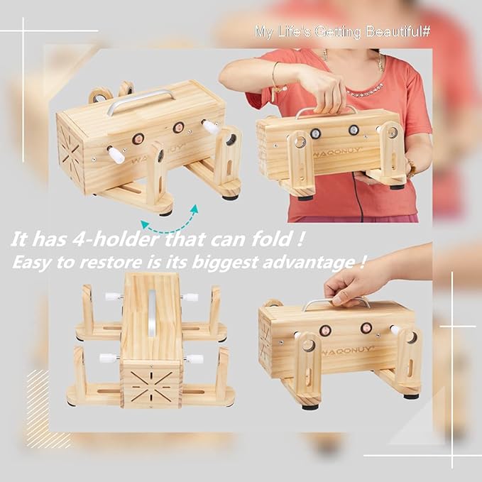 4 Cup Turner for Crafts Tumbler,Epoxy Glitter 4 arms Tumbler Full Kits,DIY Cuptisserie Turner,Cup Spinner Machine Kit for Crafts Epoxy Tumbler