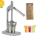 Cast Iron Juicer Hand Press, Heavy Duty Cast Iron Manual Juicers, Manual Juicer Stainless Steel Lemon Squeezer, Crusher Machine for Fresh Lemonade Orange Juice, Easy to Clean