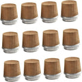 PRETYZOOM 12pcs Replacement Cork Stoppers for Vacuum Bottles Wood Bottle Plugs for Insulated Kettles Sealed and Easy to Clean