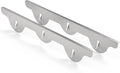 Linda’s Essentials Stove Gap Covers Stainless Steel (2 Pack), 316 Stainless Steel Stove Gap Covers Heat Resistant Oven Gap Filler Seals Spaces Between Stovetop and Counter (23.4 Inches, Silver(Steel))
