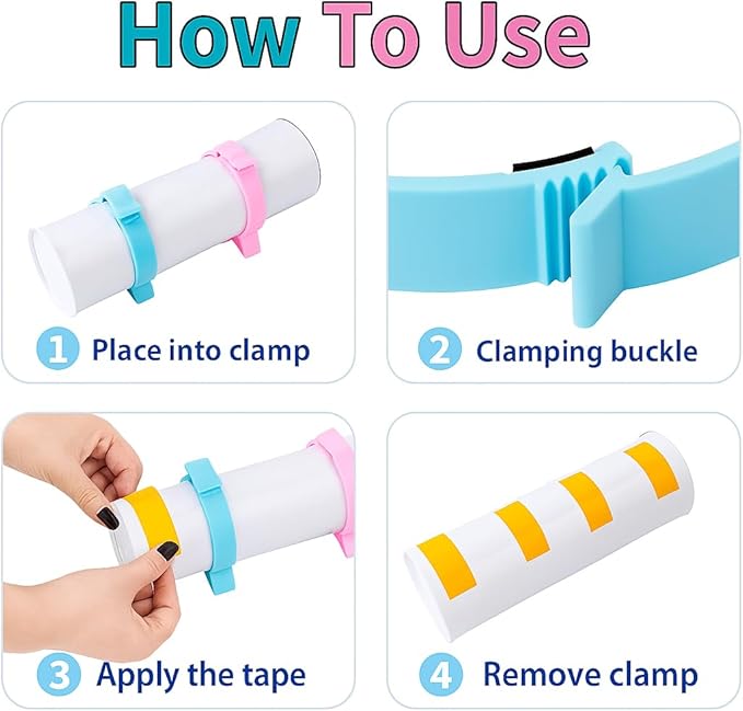 Sublimation Tumbler Clamp Tool, Durable Plastic Pinch Grip Holder for 15 to 20oz Cups, Ideal for Engraving, Decorating & Personalized Gifts