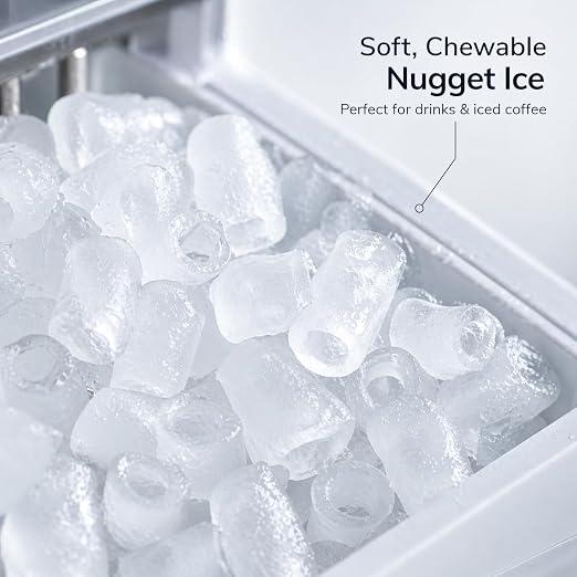 Portable Ice Maker Countertop – Fast Ice in 6 Mins, Compact Ice Machine for Home, Kitchen & RV, Self-Serve Ice Maker with Scoop for Parties & Daily Use