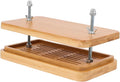 Hemobllo Bamboo Tofu Press 3-Layer Drip Tray Mold Adjustable Pressure Tofu Maker for Homemade Soybean Curd Efficient Kitchen Tool
