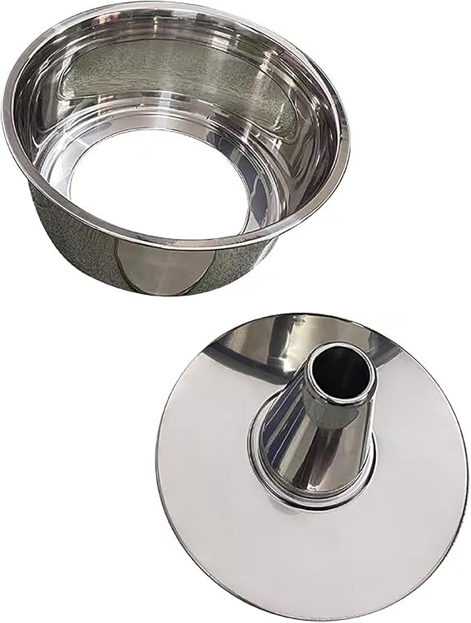 Fox Run Angel Food Cake Pan, Stainless Steel, Removable Bottom, 10" x 5" | Bake Bundt Cakes & Angel Food Cakes | Durable Stainless Steel Tube Cake Pan | Consistent Results | Essential Baking Pan